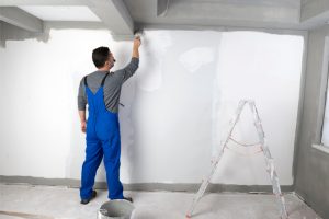 Painter Painting House Interior